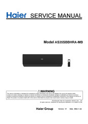 Haier AS35SBBHRA-MB Service Manual