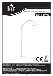 HOMCOM B31-537V90 Instructions Manual