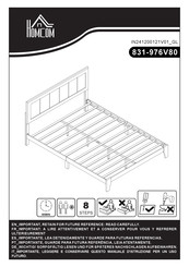 HOMCOM 831-976V80 Operation Instructions Manual