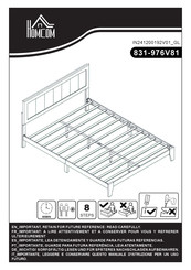 HOMCOM 831-976V81 Assembly Instructions Manual