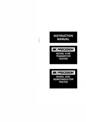 Bk Precision 510B Instruction Manual