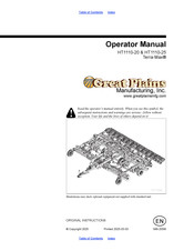GREAT PLAINS Terra-Max HT1110-25 Operator's Manual