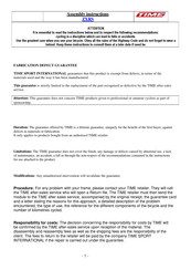 Time ZXRS Assembly Instructions Manual