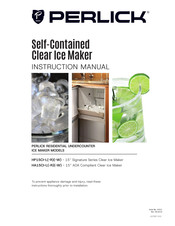 Perlick HA15CI-R Instruction Manual