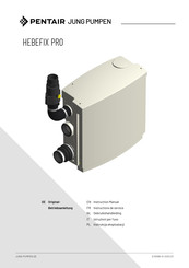 Pentair Jung Pumpen HEBEFIX PRO Instruction Manual