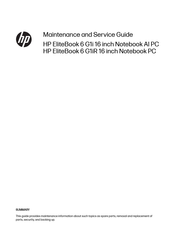 HP EliteBook 6 G1i Maintenance And Service Manual