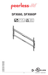 peerless-AV SMARTMOUNT XT SFX660P Manual