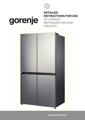 Gorenje NRM918EUX Detailed Instructions For Use