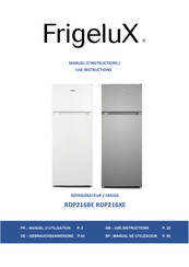 Frigelux RDP216XE Use Instruction