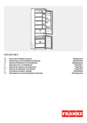 Franke FCB 320 S NE E User And Installation Manual