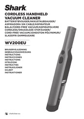 Shark WV200CH Instructions Manual