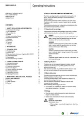 ebm-papst W6D910-KA19-03 Operating Instructions Manual