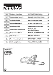 Makita DUC407ZX1 Instruction Manual