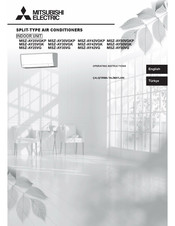 Mitsubishi Electric Elegance MSZ-AY50VG Operating Instructions Manual