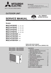 Mitsubishi Electric MUZ-AY25VGH-SC1 Service Manual