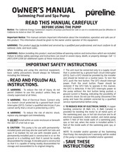 Pureline EasyFit PL2807WF Owner's Manual