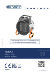 Monzana MZHL3000 Manual