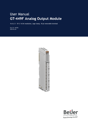 Beijer Electronics GT-449F User Manual