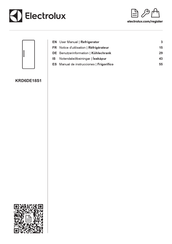 Electrolux KRD6DE18S1 User Manual