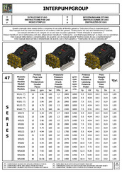 Interpump W131 Instructions For Use Manual