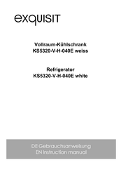 Exquisit KS5320-V-H-040E Instruction Manual