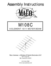 Maco Antennas M108C Assembly Instructions Manual