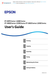 Epson L3280 Series User Manual