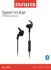 Aiwa Sport In-Ear Quick Start Manual