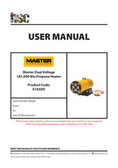 Master BLP 103ET User And Maintenance Book