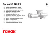 RAVAK Spring SG 022.20BLM Installation Instructions Manual