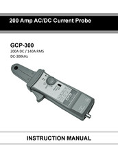 GW Instek GCP-300 Instruction Manual