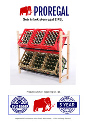 PROREGAL EIFEL RW38-04 Assembly Instructions Manual