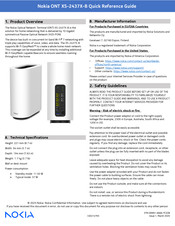 Nokia ONT XS-2437X-B Quick Reference Manual