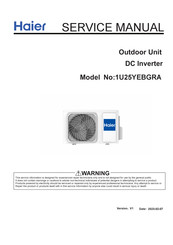 Haier 1U25YEBGRA Service Manual