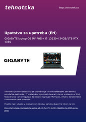 Gigabyte G6 RC 56 User Manual