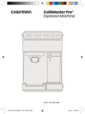 Chefman CafeMaster Pro RJ54-I-SV-BLK-WM Instructions Manual