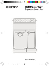 Chefman CafeMaster Pro RJ54-I-SV-CA Series Instructions Manual