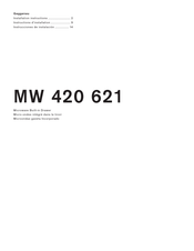 Gaggenau MW 420 621 Installation Instructions Manual