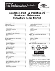 Carrier 58STX Installation Instructions Manual