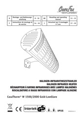 CasaFan CasaTherm W 1500 Gold-LowGlare Mounting And Operating Manual