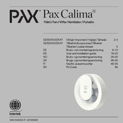 PAX 7391477155014 User And Installation Manual