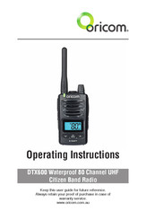 Oricom DTX600PNK Operating Instructions Manual