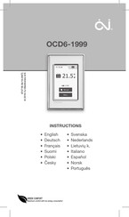 OJ OCD6-1999 Instructions Manual