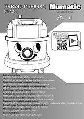 Numatic HENRY HVR240 Original Instructions Manual