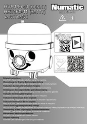 Numatic HENRY ECO HVR160 Original Instructions Manual