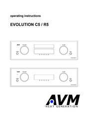 AVM EVOLUTION R5 Operating Instructions Manual