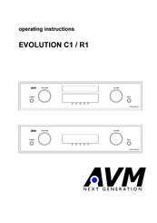 AVM EVOLUTION R1 Operating Instructions Manual
