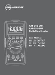 Beha-Amprobe AM-550-EUR User Manual