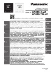 Panasonic CZ-RTC6WBLW2 Installation Instructions Manual
