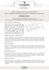FF Europe WMTR01-3x1.5L Original Instruction Manual